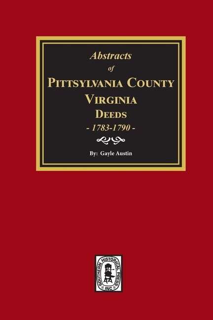 Couverture_Pittsylvania County, Virginia Deeds 1783-1790