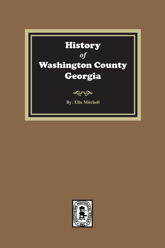 Couverture_History of Washington County, Georgia