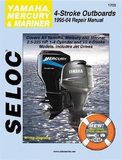 Front cover_Yamaha, Mercury, & Mariner Outboards, All 4 Stroke Engines, 1995-2004