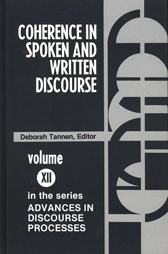 Couverture_Coherence In Spoken And Written Discourse