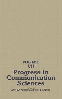 Couverture_Progress in Communication Sciences, Volume 7