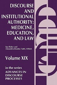 Front cover_Discourse and Institutional Authority