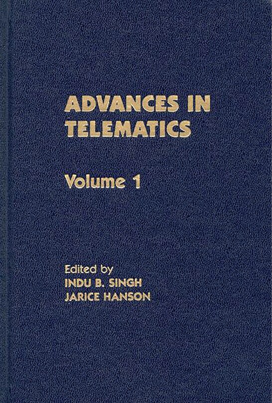 Couverture_Advances In Telematics, Volume 1