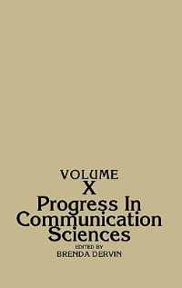 Front cover_Progress In Communication Sciences, Volume 10