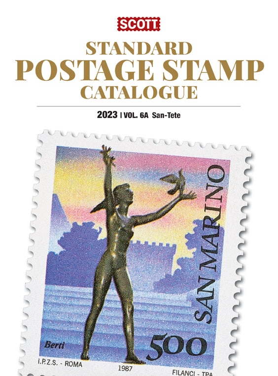 Front cover_2023 Scott Stamp Postage Catalogue Volume 6: Cover Countries San-Z