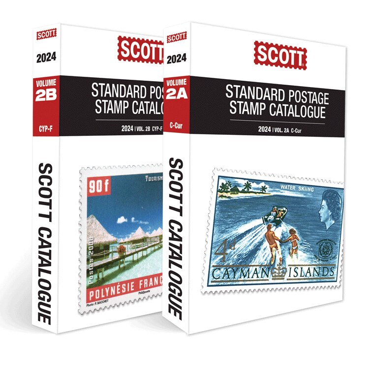 Couverture_2024 Scott Stamp Postage Catalogue Volume 2: Cover Countries C-F (2 Copy Set)
