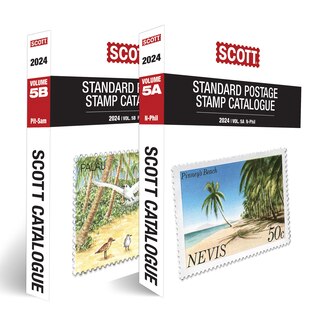Couverture_2024 Scott Stamp Postage Catalogue Volume 5: Cover Countries N-Sam (2 Copy Set)