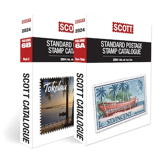 Couverture_2024 Scott Stamp Postage Catalogue Volume 6: Cover Countries San-Z (2 Copy Set)