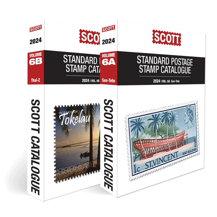 Couverture_2024 Scott Stamp Postage Catalogue Volume 6: Cover Countries San-Z (2 Copy Set)