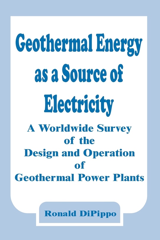 Couverture_Geothermal Energy as a Source of Electricity