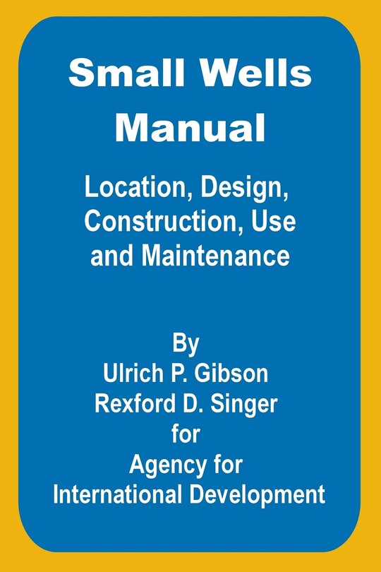 Front cover_Small Wells Manual