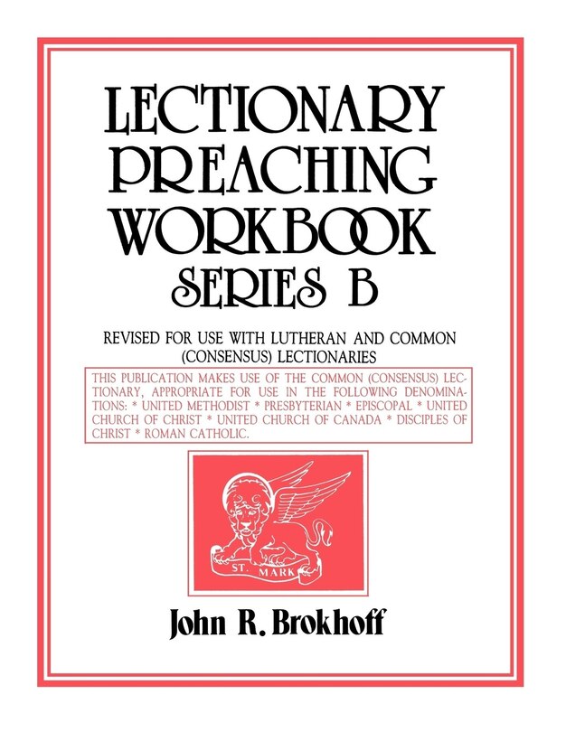 Couverture_Lectionary Preaching Workbook, Series B