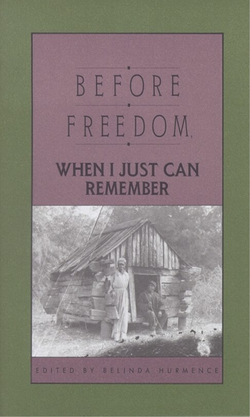 Front cover_Before Freedom, When I Just Can Remember
