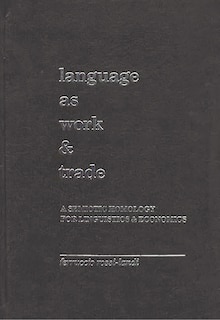 Front cover_Language as Work and Trade