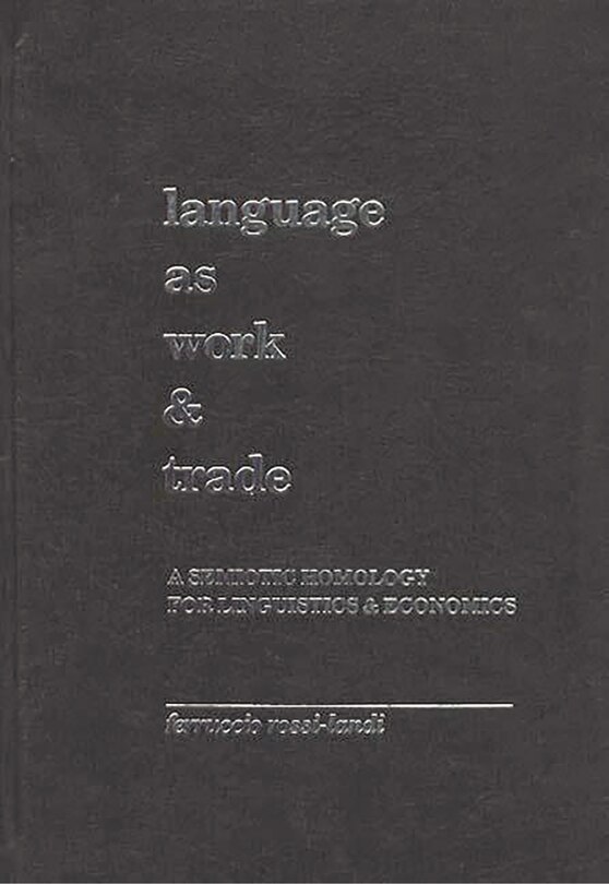 Front cover_Language as Work and Trade