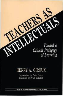 Front cover_Teachers as Intellectuals