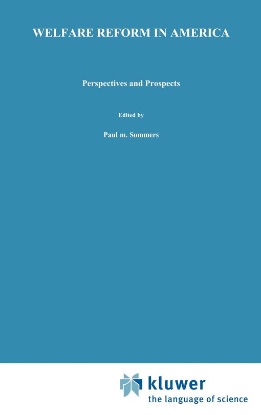 Front cover_Welfare Reform In America