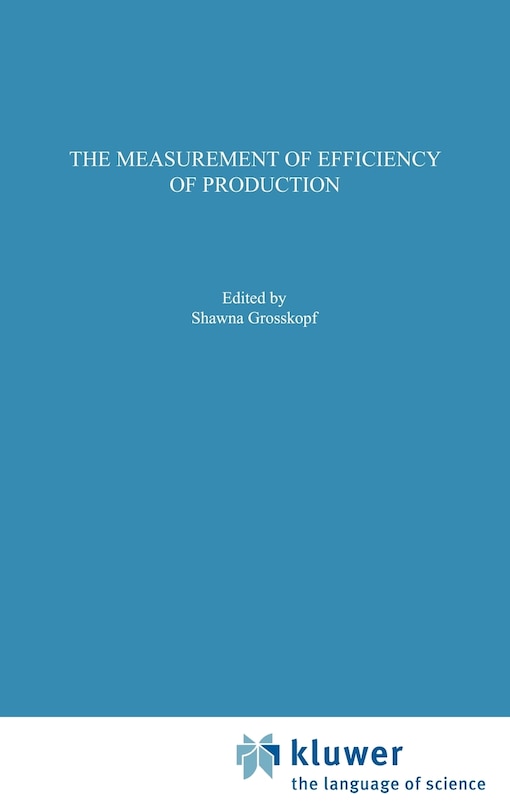 Front cover_The Measurement of Efficiency of Production