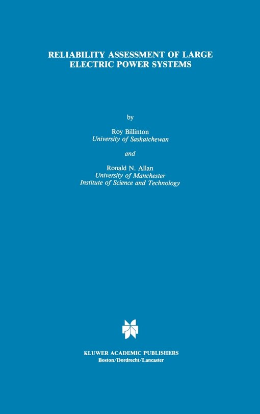 Front cover_Reliability Assessment Of Large Electric Power Systems