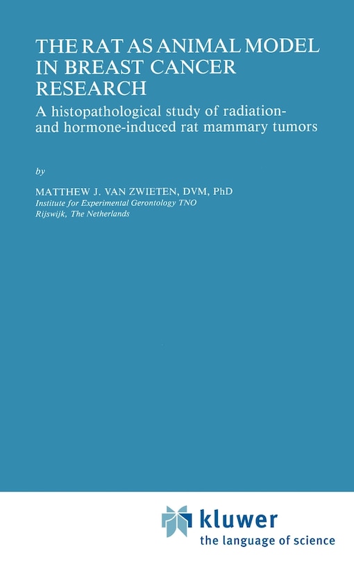 Front cover_The Rat as Animal Model in Breast Cancer Research