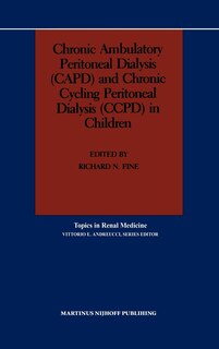 Couverture_Chronic Ambulatory Peritoneal Dialysis (CAPD) and Chronic Cycling Peritoneal Dialysis (CCPD) in Children