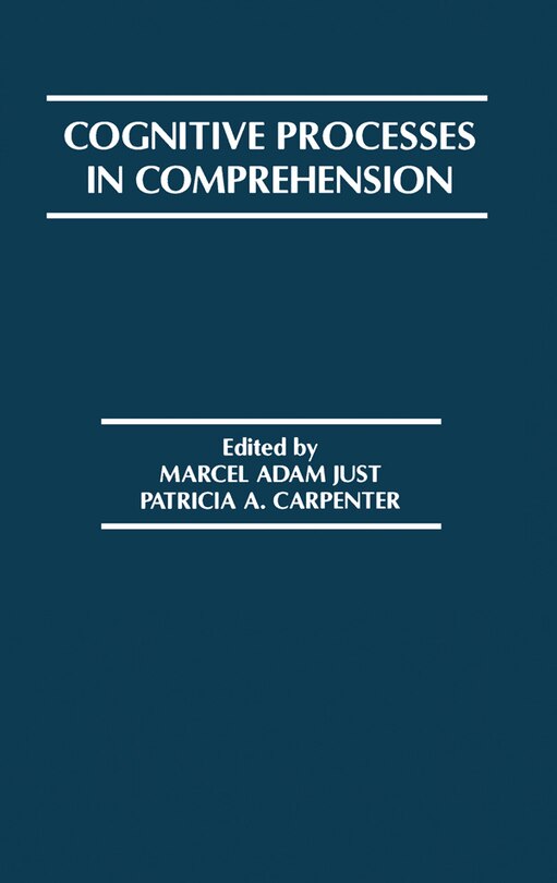 Couverture_Cognitive Processes In Comprehension