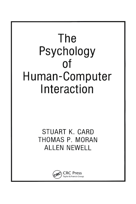Couverture_The Psychology of Human-Computer Interaction