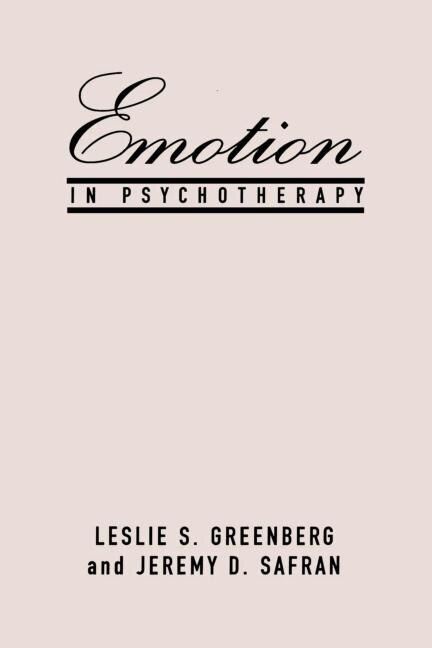 Front cover_Emotion in Psychotherapy