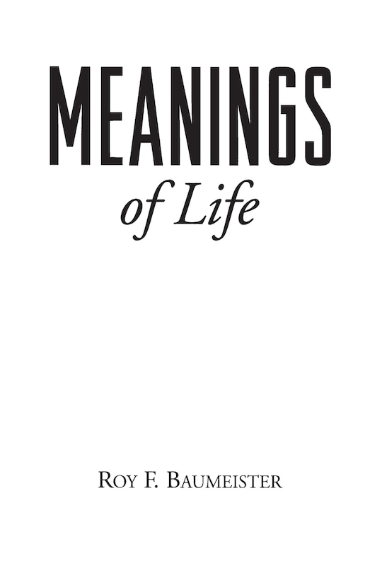 Meanings of Life