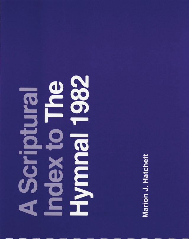 Couverture_A Scriptural Index to the Hymnal 1982