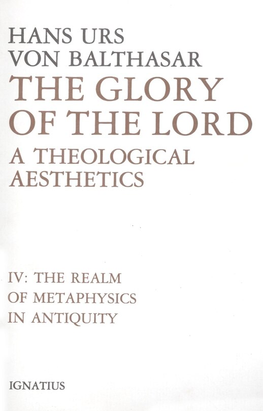 Front cover_The Glory of the Lord