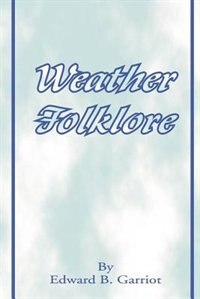 Front cover_Weather Folk-lore And Local Weather Signs