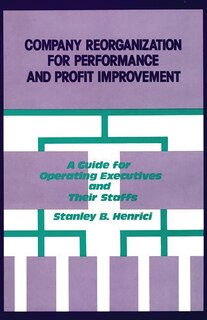 Couverture_Company Reorganization for Performance and Profit Improvement