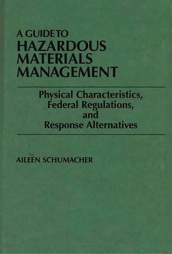 Front cover_A Guide to Hazardous Materials Management