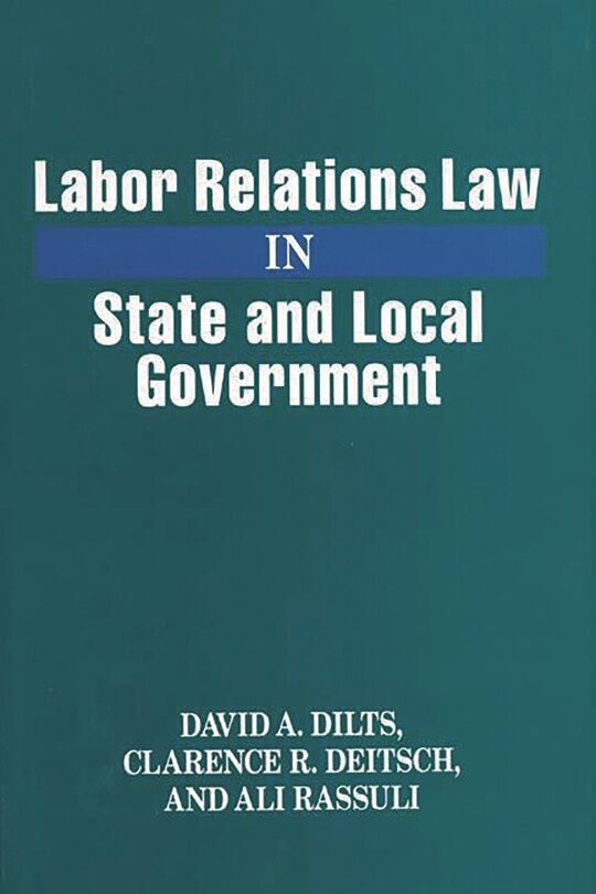 Couverture_Labor Relations Law In State And Local Government