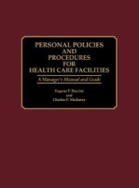 Front cover_Personnel Policies and Procedures for Health Care Facilities