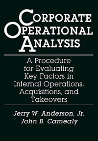 Front cover_Corporate Operational Analysis