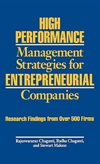 Front cover_High Performance Management Strategies for Entrepreneurial Companies