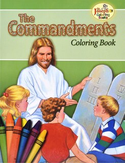 Front cover_Coloring Book About The Commandments