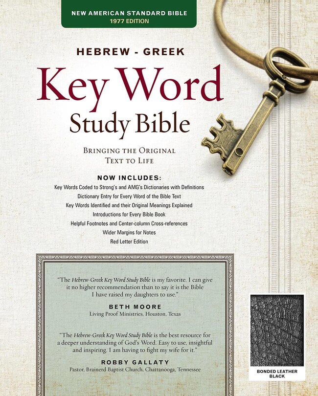 Couverture_The Hebrew-greek Key Word Study Bible