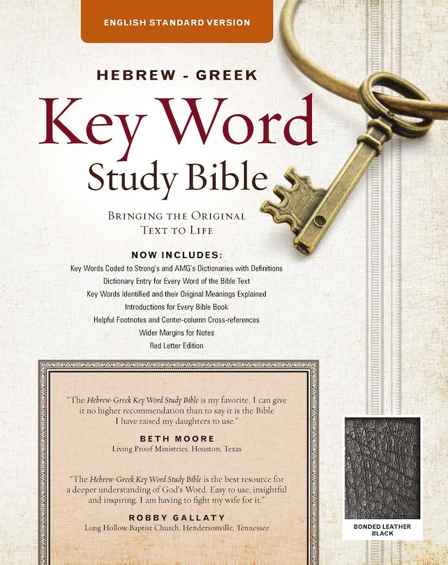 Couverture_The Hebrew-greek Key Word Study Bible