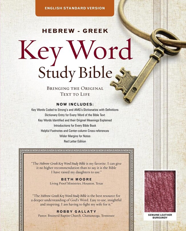 Couverture_The Hebrew-greek Key Word Study Bible