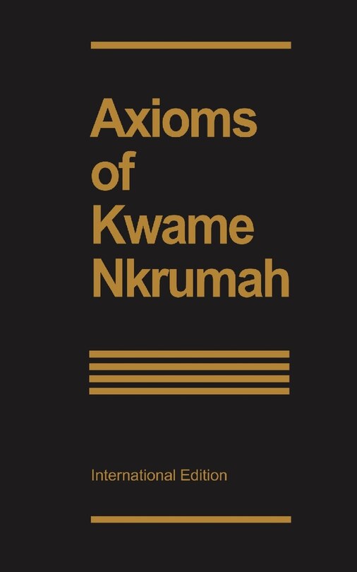 Couverture_Axioms of Kwame Nkrumah