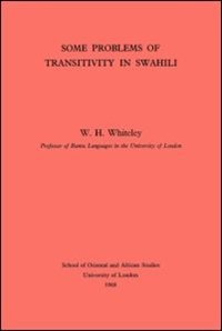 Couverture_Some Problems of Transitivity in Swahili