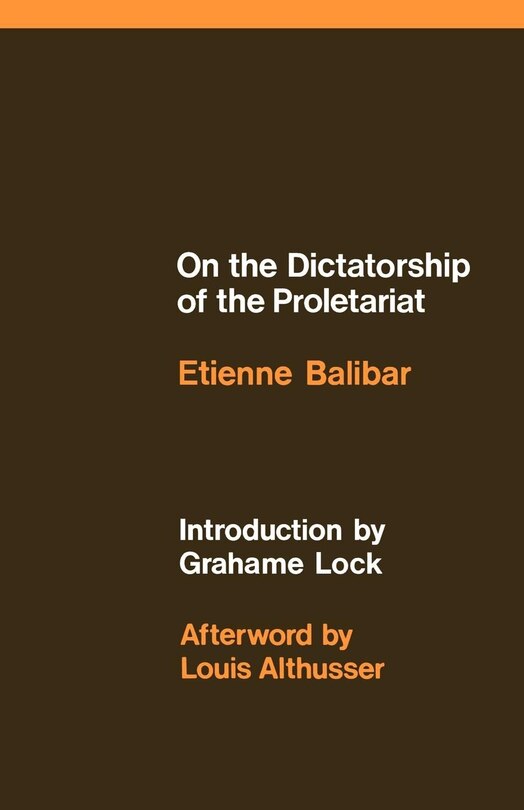 Front cover_On The Dictatorship Of The Proletariat