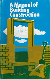 Couverture_Manual Of Building Construction