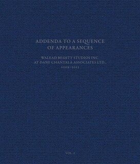 Front cover_Addenda to a Sequence of Appearances