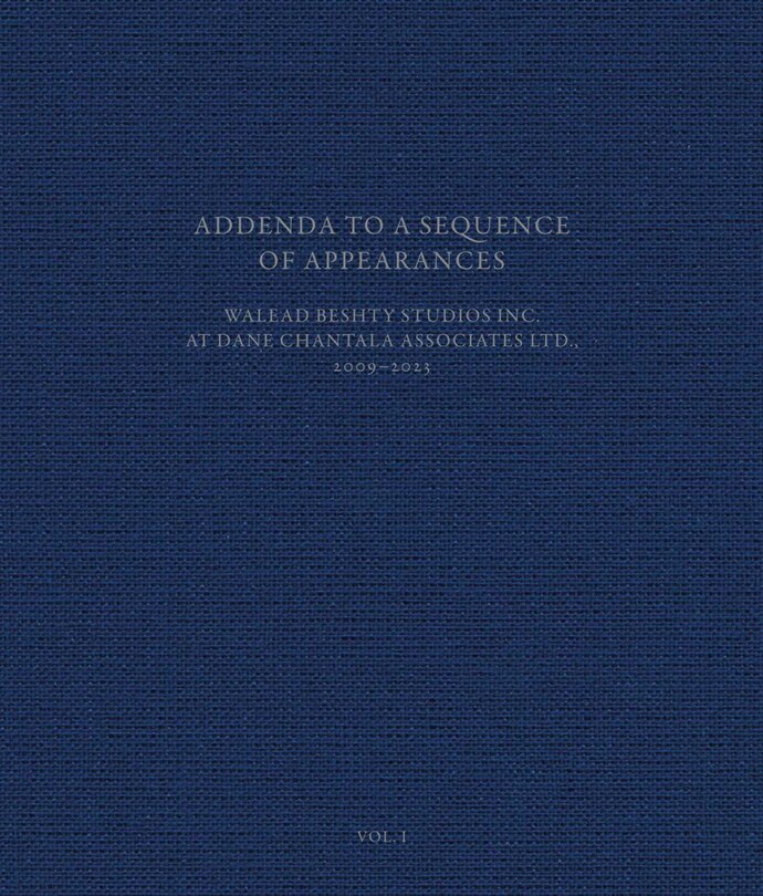 Front cover_Addenda to a Sequence of Appearances
