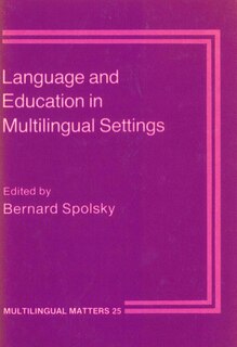 Front cover_Language and Education in Multilingual Settings