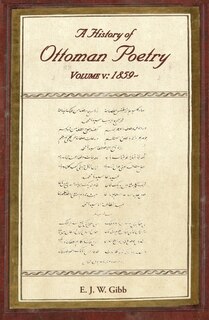 Front cover_A History of Ottoman Poetry Volume V